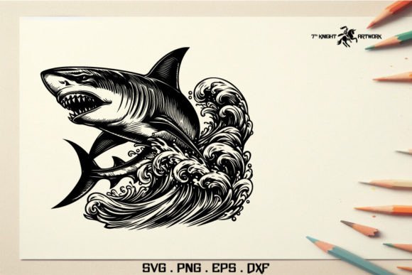 Download Fierce Shark Svg - Shark svg Collection
