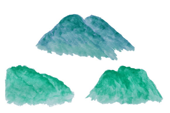 Download Watercolor Mountain Png - Mountain Collection