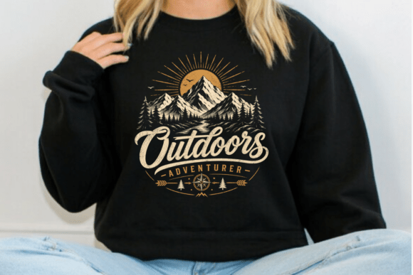 Download Vintage Outdoors Adventurer Mountain PNG - Mountain Collection