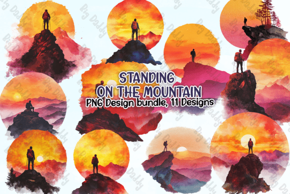 Download Standing on the Mountain PNG - Mountain Collection
