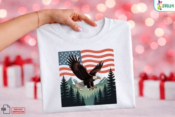 Download Patriotic Eagle Mountain Png - Mountain Collection
