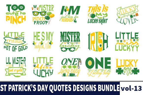 Download 15 ST PATRICK 'S DAY Quotes Designs Bu - Premium Resources